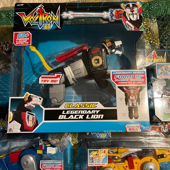 Voltron '84 Classic Legendary Defender 2017 5 lion complete set 16 inches. - Picture 6 of 7